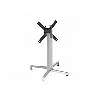Domino folding table base